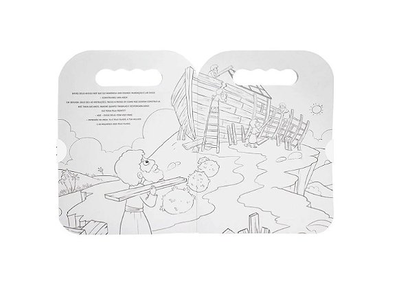 LIVRO DE COLORIR COM ALCA: ARCA DE NOE