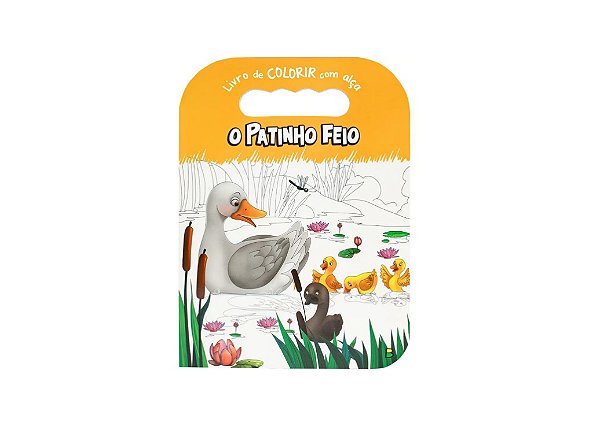 LIVRO DE COLORIR COM ALCA: PATINHO FEIO, O