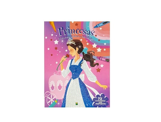 LIVRO PARA COLORIR E ATIVIDADES: PRINCESAS