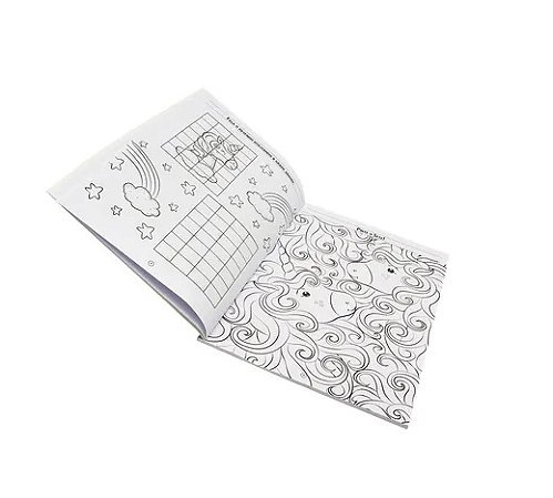 LIVRO PARA COLORIR E ATIVIDADES: UNICORNIOS