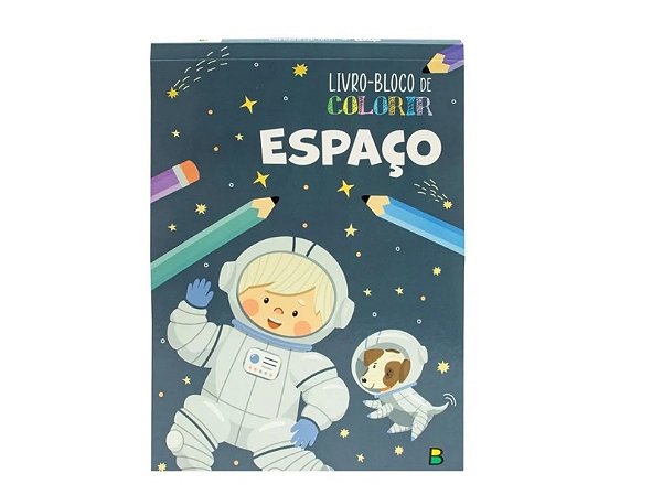 LIVRO-BLOCO DE COLORIR: ESPACO