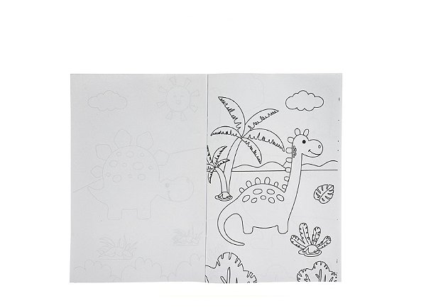 LIVRO-KIT PARA COLORIR: DINOSSAUROS