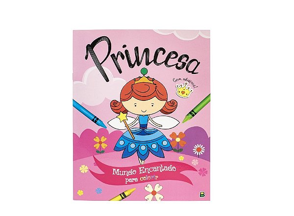 MUNDO ENCANTADO PARA COLORIR: PRINCESA