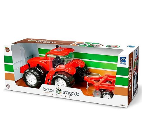 ROMA - TRATOR TRACADO - ARADO BRINQ. PLAST.