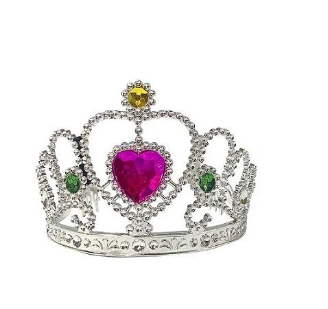 TIARA COROA PRINCESAS PRATA(E)
