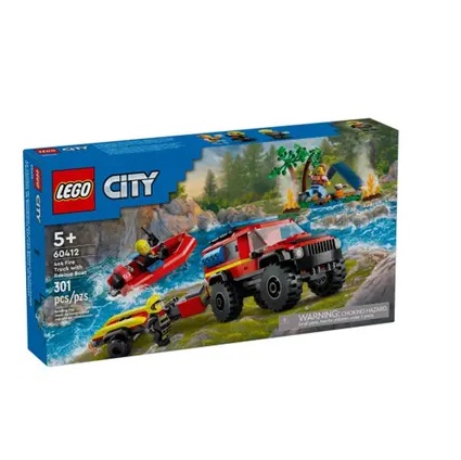 CAMINHAO DOS BOMBEIROS 4X4 COM BARCO DE RESGATE