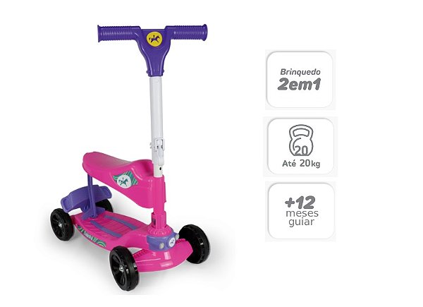 PATINETE CALESITA ROSA