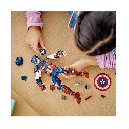 FIGURA DE CONSTRUCAO DO CAPITAO AMERICA