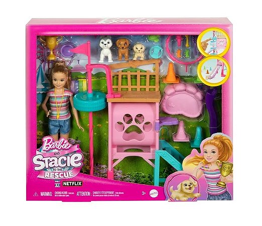 HRM10 BARBIE STACIE AO RESGATE TREINADORA DE CACHORRINHOS