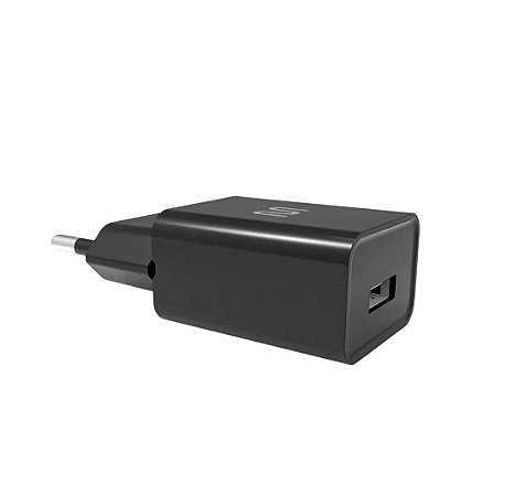 CARREGADOR DE PAREDE USB A PRETO 5W