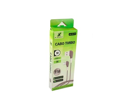CABO TURBO 90° TIPO C 1M FLEX VM