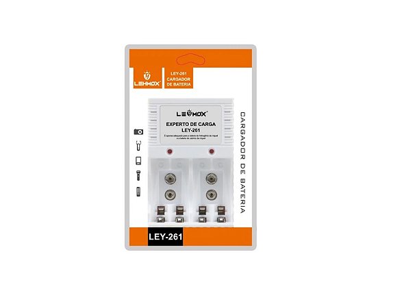 CARREGADOR DE PILHA UNIVERSAL LEHMOX MOD.LEY-261