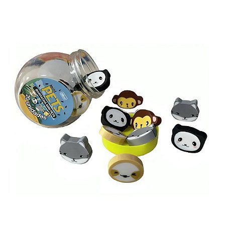 BORRACHA MINI PETS POTE/20 7891027345068