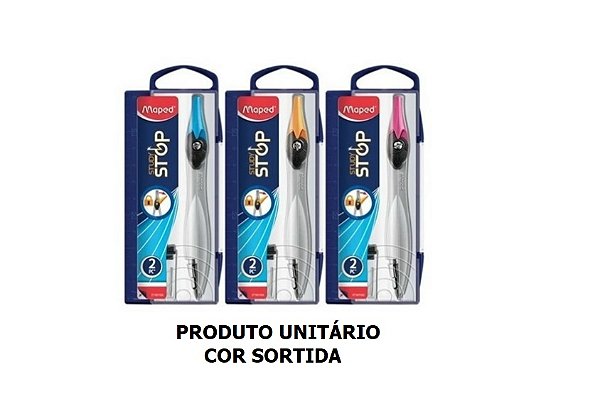 COMPASSO STUDY STOP SYSTEM ESTOJO COM 2 PECAS CORES SORTIDAS
