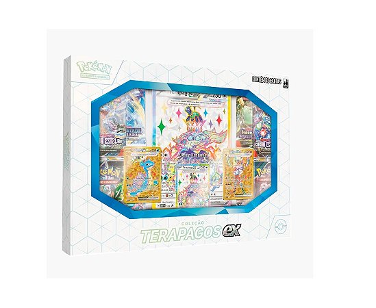 JGS BRINQ CARTON - POKEMON - BOX TERAPAGOS EX - CERTIFICADO FSC