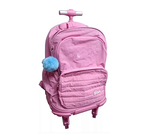 MOCHILETE COM CARRINHO SALMÃO STITCH UN