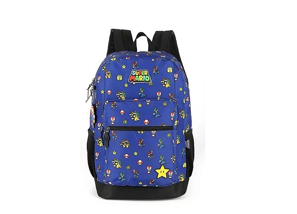 MOCHILA AZUL SUPER MÁRIO