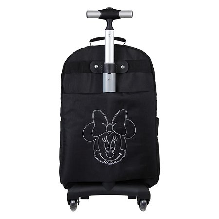 MALA COM RODAS T MINNIE T01 - 14220 - PRETO  - ARTIGO ESCOLAR