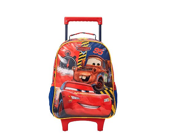 MALA COM RODAS 14 CARROS X1 - 13291 - ARTIGO ESCOLAR