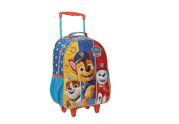 MALA COM RODAS 14 PATRULHA CANINA X1 - 13441 - ARTIGO ESCOLAR