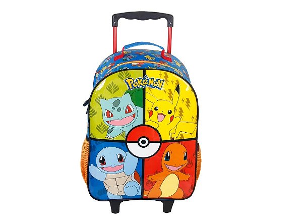 MALA COM RODAS 16 POKEMON X1 - B - 13620 - ARTIGO ESCOLAR