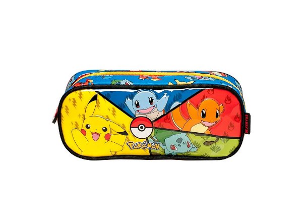 ESTOJO SIMPLES POKEMON X1 - B - 13625 - ARTIGO ESCOLAR