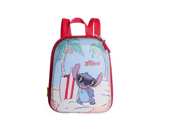 MOCHILA INFANTIL STITCH PRAIA