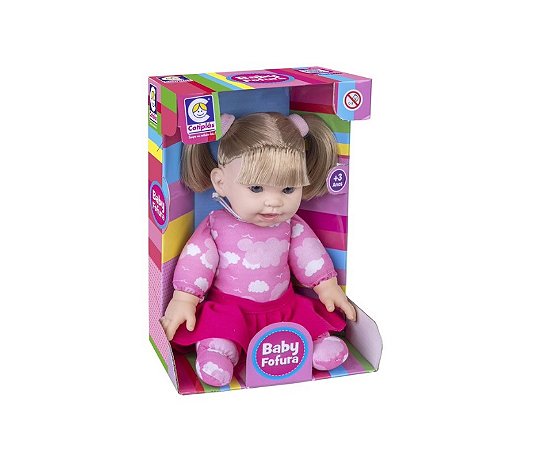 BONECA BABY FOFURA CCABELO