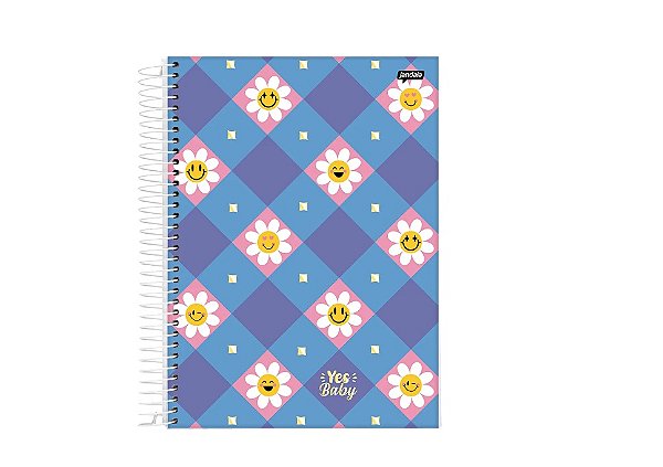 CADERNO ESPIRAL UNIV CD 10X1 160FLS YES BABY FSC