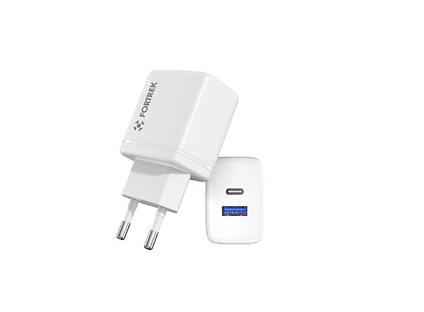 CARREG DUAL USB-C USB-A FORTREK FK 110B