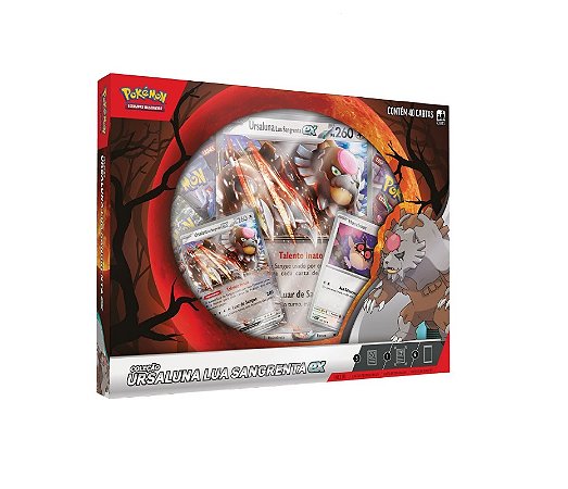 JGS BRINQ CARTON - POKEMON BOX URSALUNA LUA SANGRENTA EX