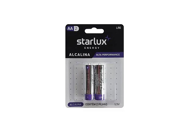STARLUX ENERGY PILHA ALCALINA PEQUENA AA2