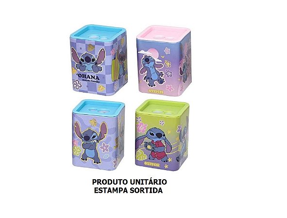 APONTADOR METALICO QUADRADO STITCH