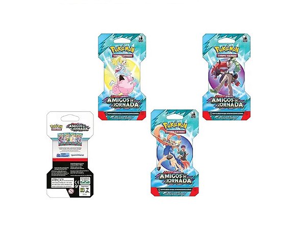 JGS BRINQ CARTON - POKEMON EV9 - BLISTER UNITARIO - AMIGOS DE JORNADA - CERTIFICADO FSC