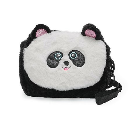 SCB120 - BOLSA ESCOLAR PELUCIA PANDA