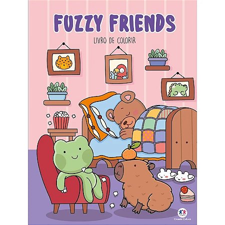 FUZZY FRIENDS - PARA COLORIR