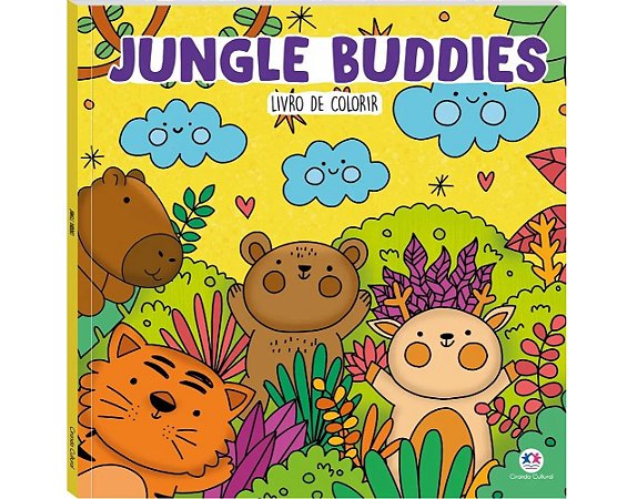JUNGLE BUDDIES - LIVRO DE COLORIR