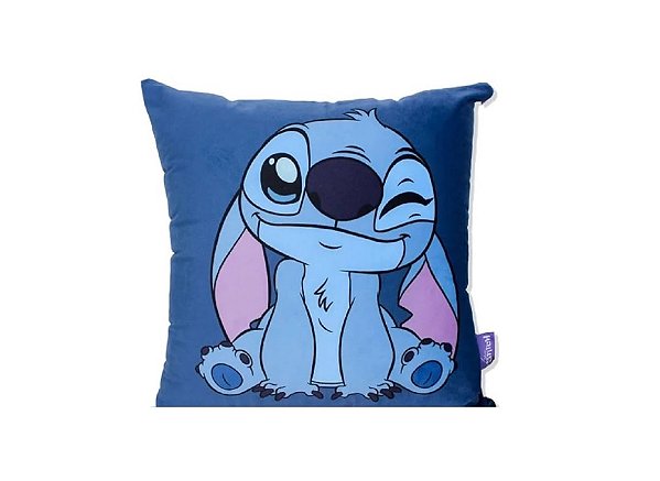 ALMOFADA FIBRA VELUDO 40X40CM STITCH CUTE  EAN :7908623017159