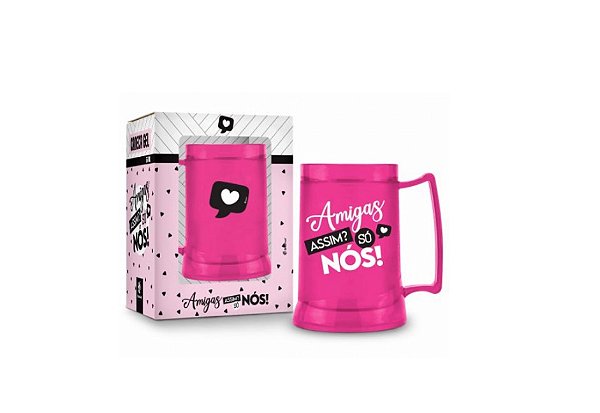 CANECA GEL 300ML - AMIGAS ASSIM SO NOS