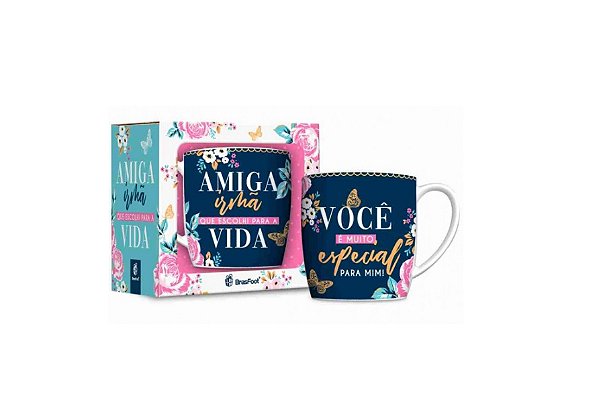 CANECA PORCELANA URBAN 300ML - AMIGA IRMA