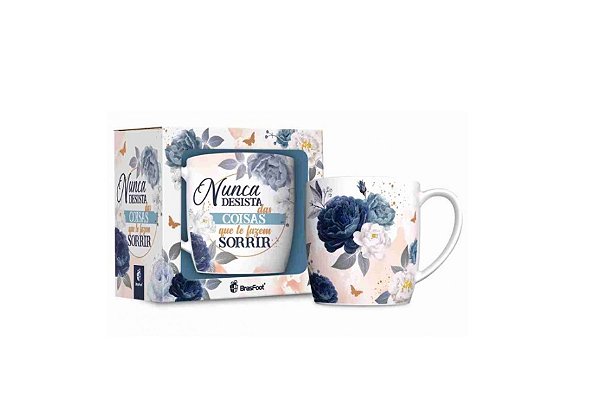 CANECA PORCELANA URBAN 300ML - COISAS QUE TE FAZEM SORRIR