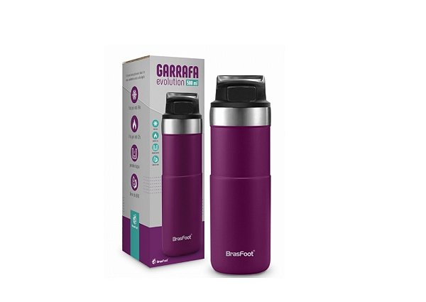 GARRAFA EVOLUTION 500ML - ROXA