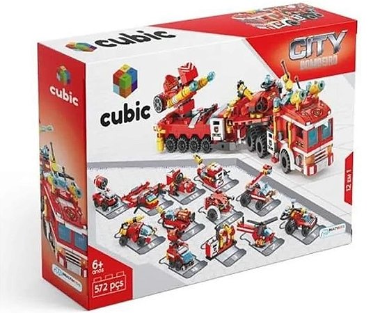 CUBIC BOMBEIRO RESGATE 12 EM 1 557 PCS