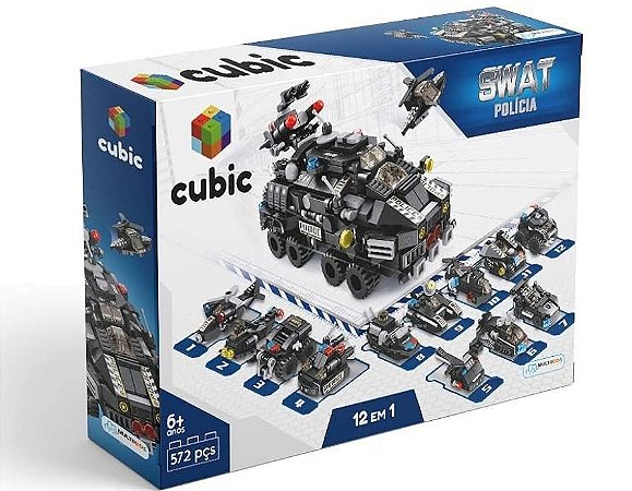 CUBIC 12 EM 1 POLICIA 572 PCS