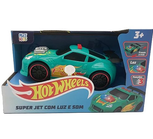 HOT WHEELS CARROS SUPER JET VERDE