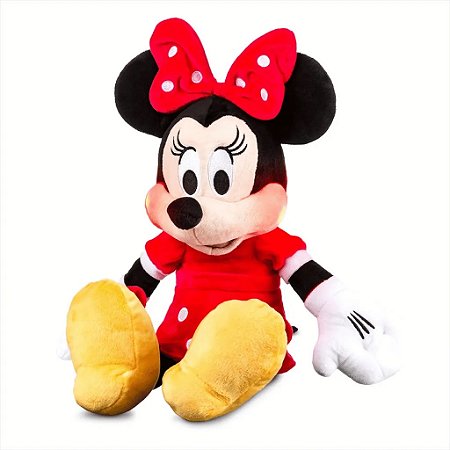 PELUCIA MINNIE C/ MECANISMO LUZ/SOM 40CM