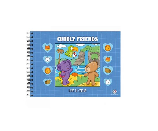 CUDDLY FRIENDS - LIVRAO DE COLORIR