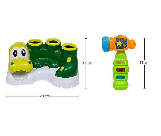 JACARE BATE-MARTELO COM BOLINH