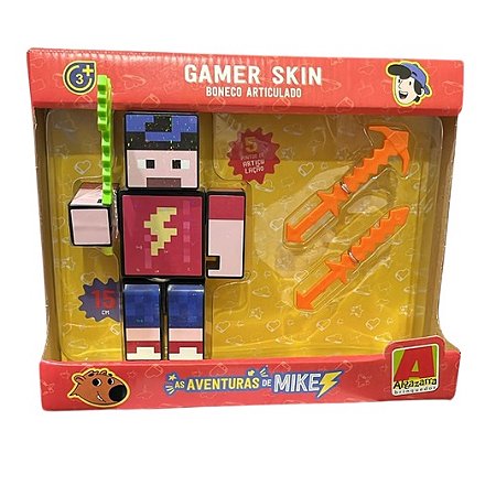 BONECO 15 CM. C/ 3 ACES. - T. MIKE - PDV