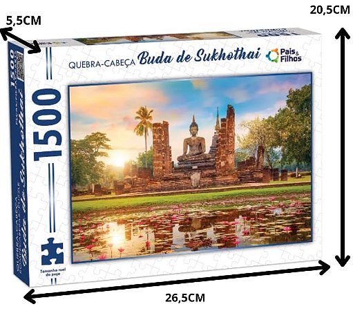 Q. CABECA 1500 PCS - BUDA DE SUKHOTHAI UNICA